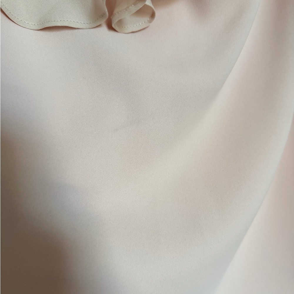 Parker Eden Combo One Shoulder Silk Ruffle Mini Dress - Picture 8 of 8